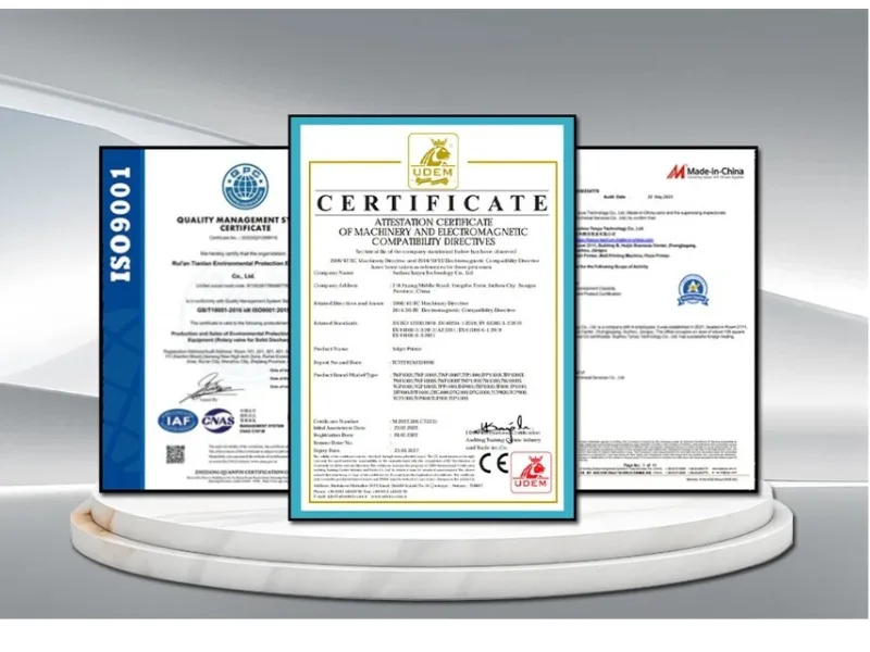 A propos 2 Certifications officielles de SYMP’S – documents prouvant la conformité et la qualité des imprimantes murales distribuées
