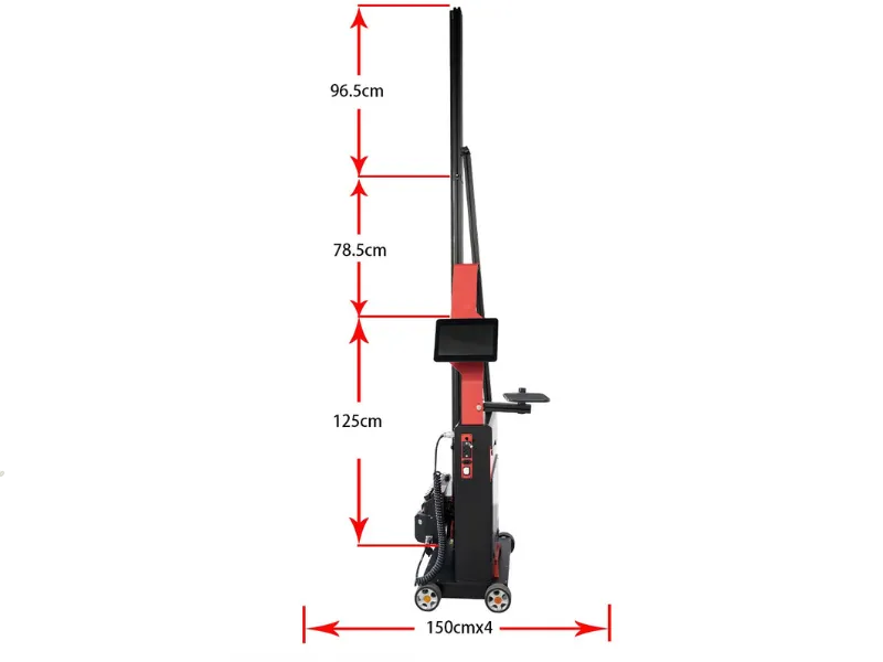 Tailles et dimensions techniques de l’imprimante murale MK01-TCP1000