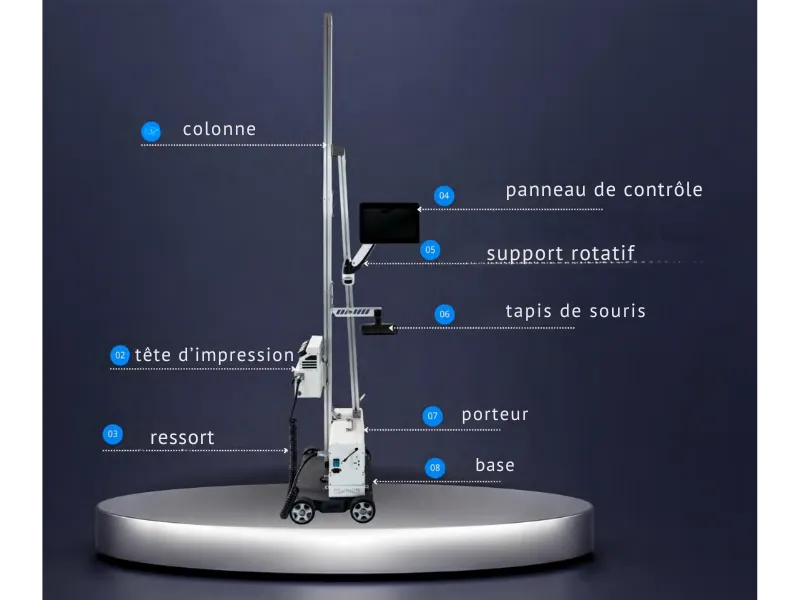 Imprimante Murale Portable TMP1000 8 Taille et poids de l’imprimante murale TMP-1000