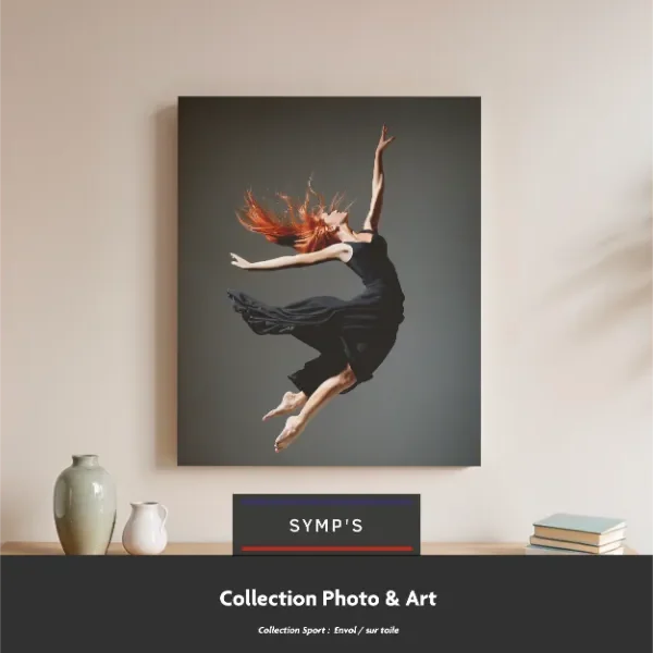 Symps's Print 4 Impression murale encadrée d’une danseuse étoile – création artistique signée SYMP'S PRINT
